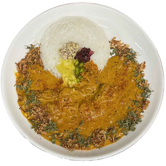 マスタードチキンカレー