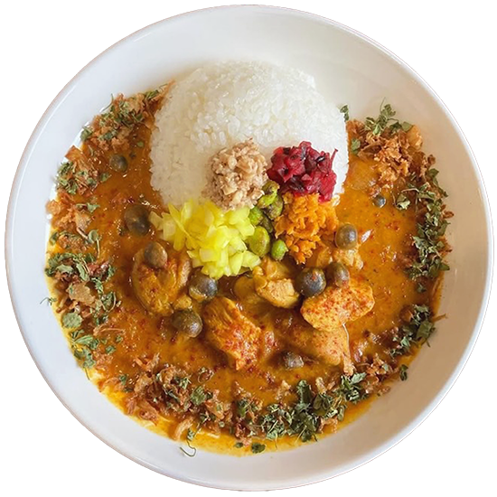 酒粕チキンカレー